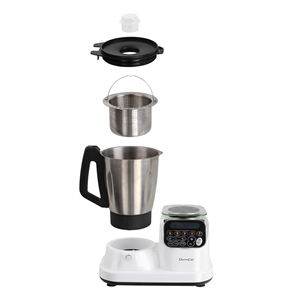Robot culinaire chauffant blanc